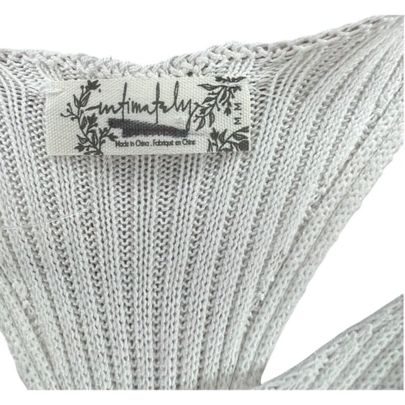 Free People Intimately Switch It Up Camisole Sweater Ivory Tank Top Medium - Picture 8 of 11